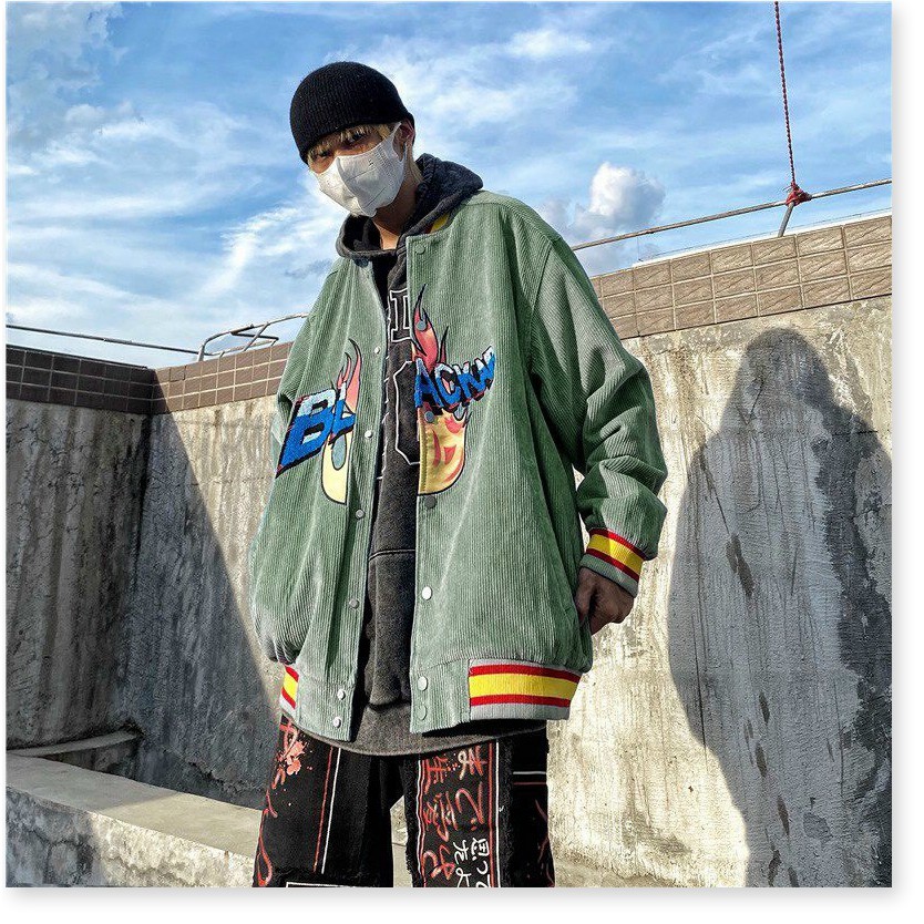 ÁO KHOÁC BOMBER NAM NỮ CHẤT LIỆU KAKI NHUNG DÀY DẶN BỀN ĐẸP THEO NĂM THÁNG