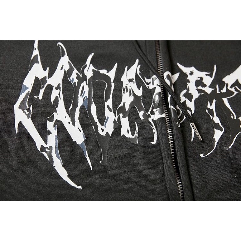 Áo hoodie zip nam nữ Butterfly hoạ tiết Gothic Y2K FOOTMADE