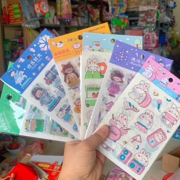 BÌNH ĐỰNG NƯỚC DUNG TÍCH 1300ML KÈM STICKER SIÊU DỄ THƯƠNG