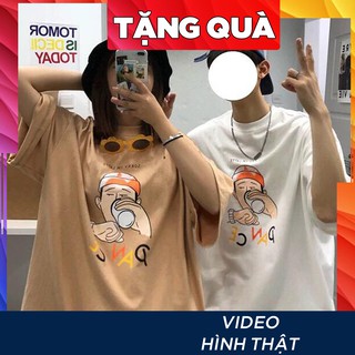 Áo thun tay lỡ freesize nữ - phông form rộng Unisex, mặc lớp, nhóm, cặp in CHỮ DANCE