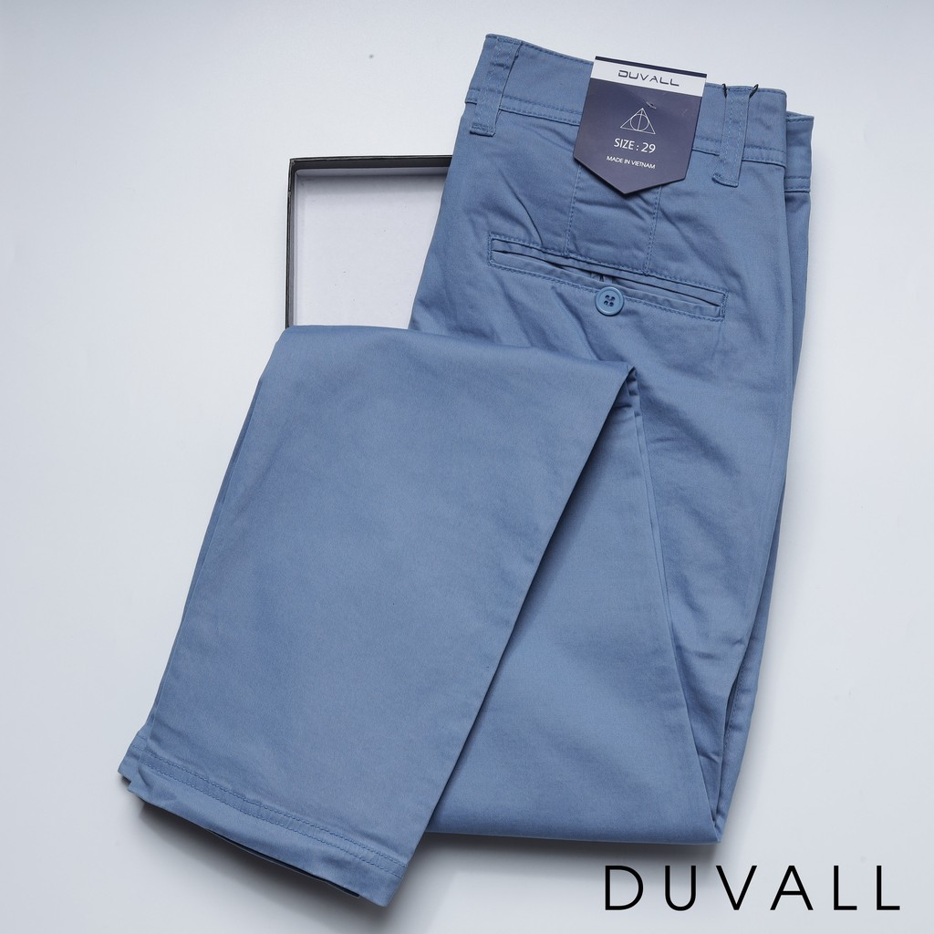 Quần kaki Duvall, quần nam dáng suông, quần dài khaki slimfit cao cấp