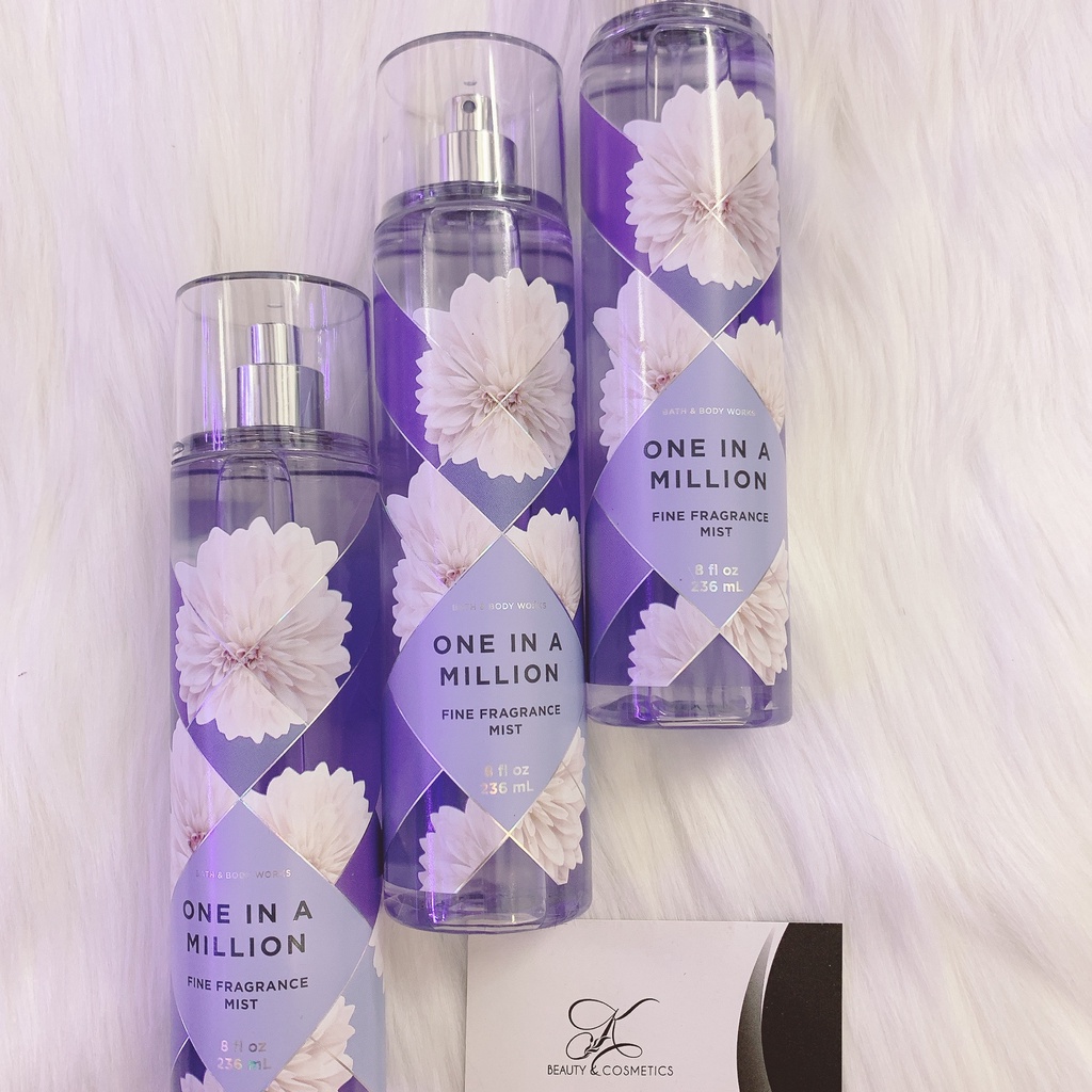 Xịt thơm body mist Bath And Body Works One In A Million 15ml/ 35ml