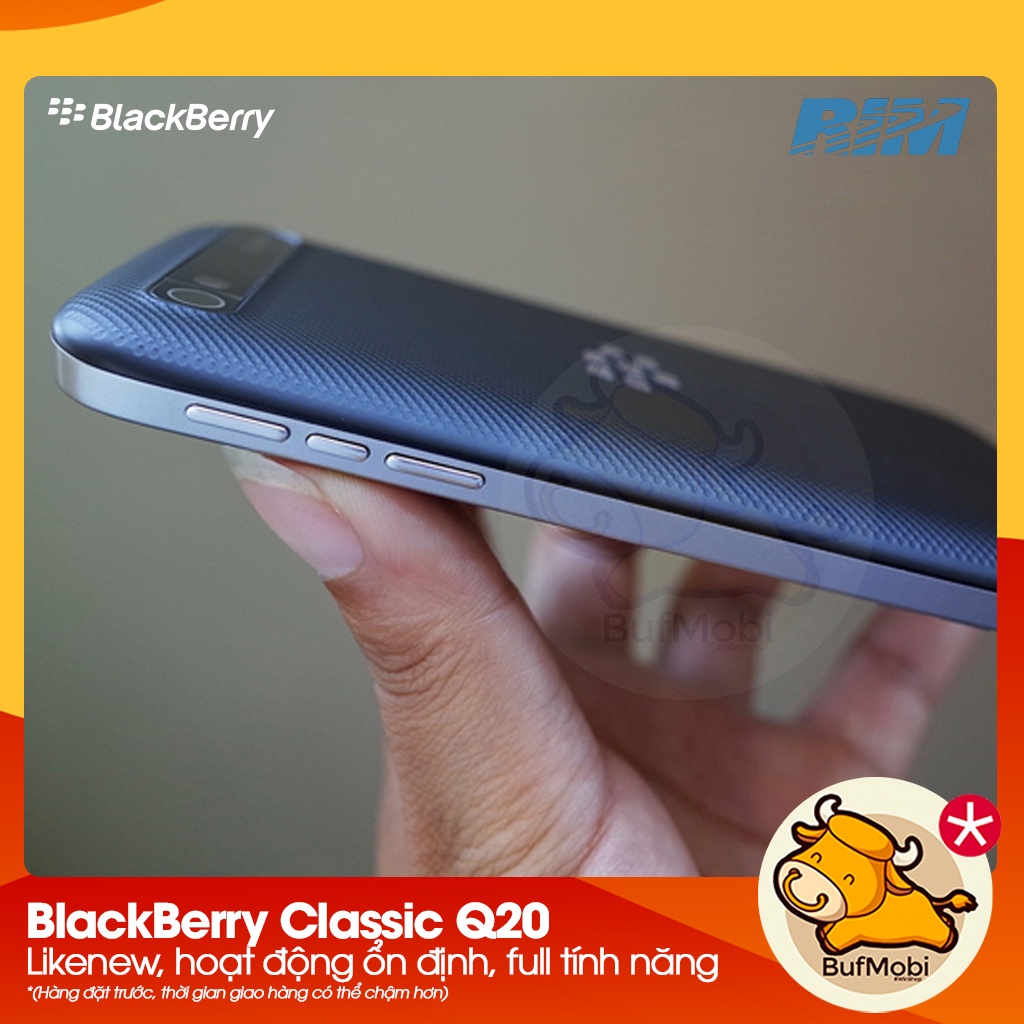 Điện thoại Blackberry Classic Q20 Likenew sử dụng tốt, máy nguyên bản