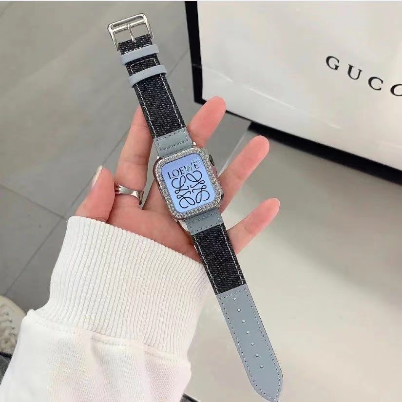 Dây Đeo Bằng Da Thật Cao Cấp Cho Đồng Hồ apple watch 7/6/SE/5/4/3/2 iwatch 44mm 38mm 41 45mm 40mm