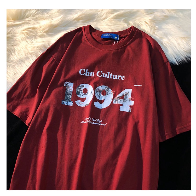 Áo Thun Form Rộng oversize Theo Phong Cách Retro Mỹ