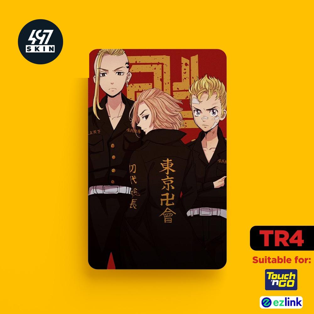 Skin Card Tokyo Revengers  - Miếng Dán ATM, Thẻ Xe, Thẻ Từ, Thẻ Chung Cư - Chất Liệu Chống Xước - Chống Nước