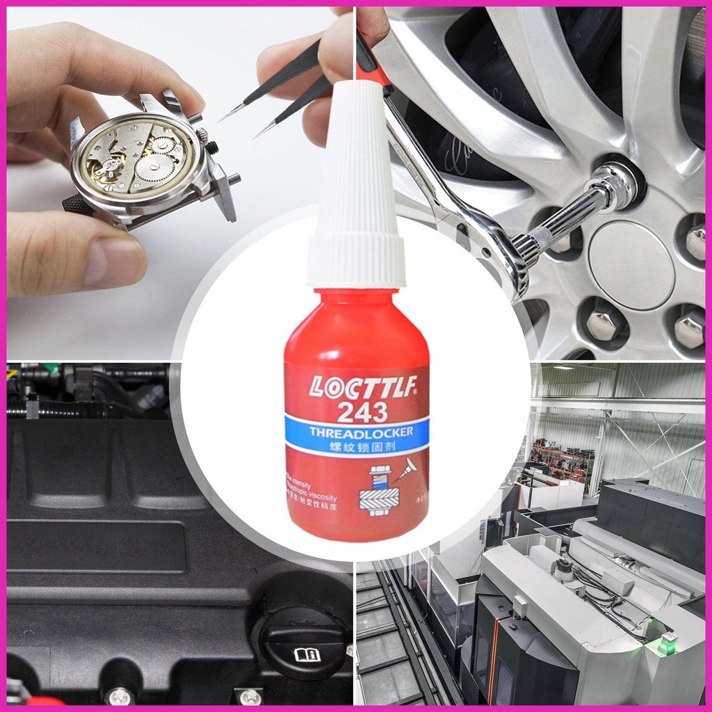 Chốt Khóa Kim Loại Trung Bình Màu Xanh Dương Locktite Bền Bỉ Thông Dụng