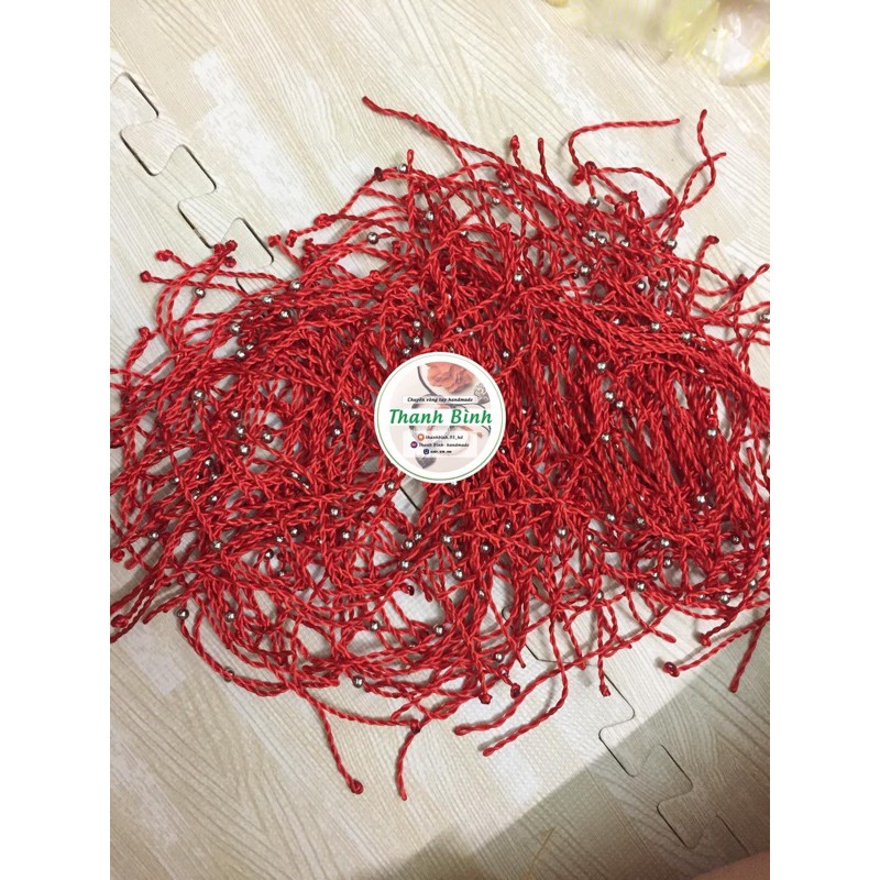 Sỉ 100 vòng chỉ đỏ may mắn loại 1