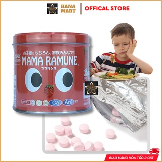 Kẹo cho trẻ biếng ăn Mama Ramune Nhật Bản hương dâu 200 viên