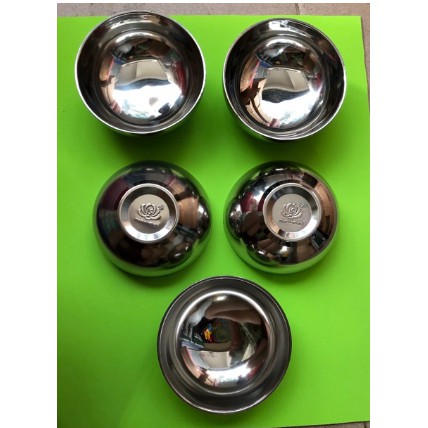 Set 10 Bát inox 2 lớp chống nóng phi 14