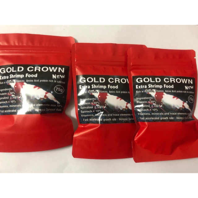 Thức ăn cho tép cảnh Gold Grow Extra