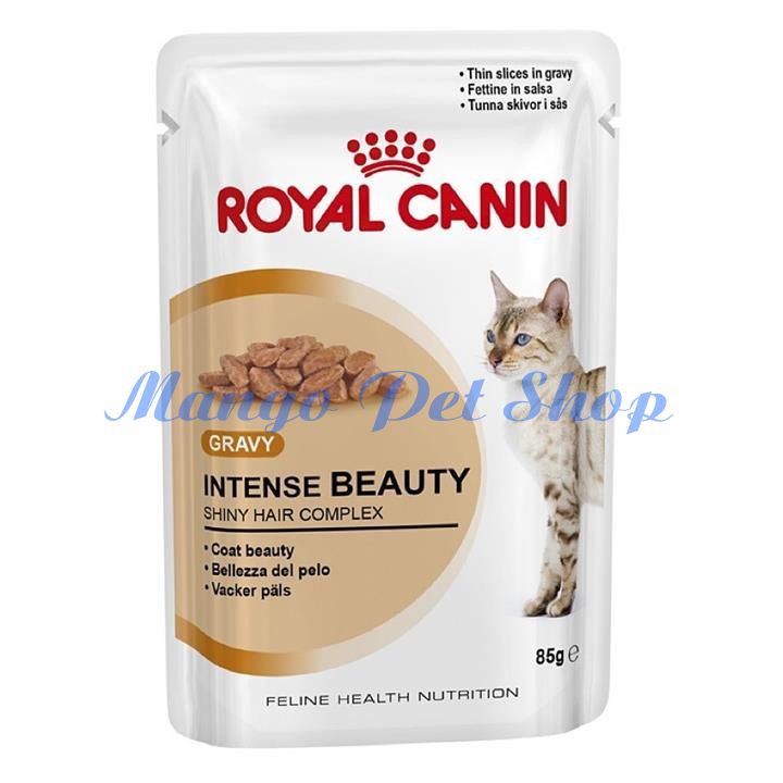 Pate Royal Canin Care - Intense Beauty (Gravy) Gói 85Gr Chăm Sóc Da Lông