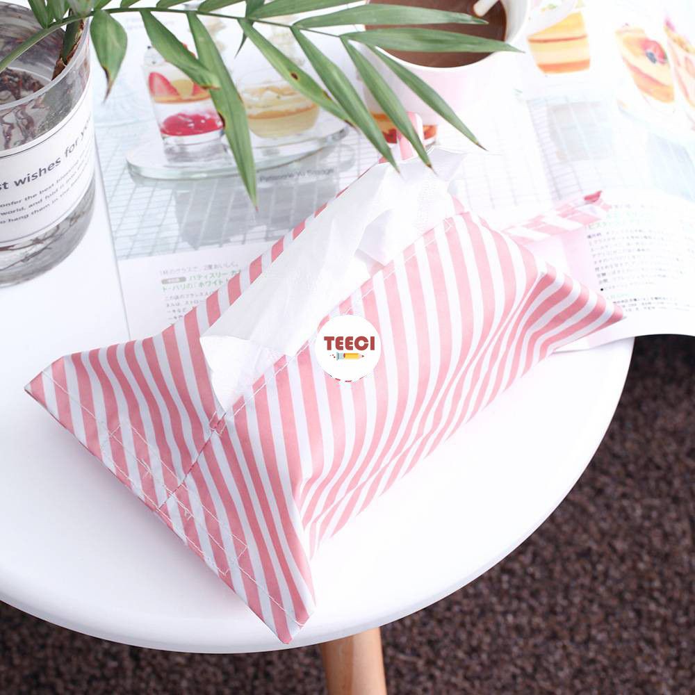 &lt;Video Review&gt; Túi Vải Gai Chống Thấm Nước Đựng Khăn Giấy Ăn Khăn Vải Lanh Cotton Để Bàn Họa Tiết Trang Trí Phòng  U108