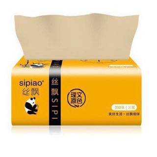THÙNG 30 GÓI GIẤY ĂN GẤU TRÚC SIPIAO SIÊU DAI 300 TỜ/GÓI Shop Star