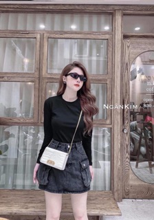 HV - Áo pull body dài tay sỏ ngón