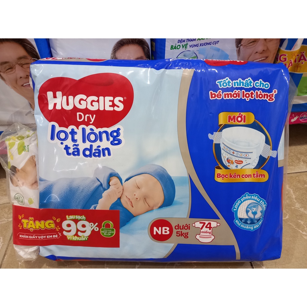 Tã Dán, Bỉm Huggies Sơ Sinh Newborn 1 - 2