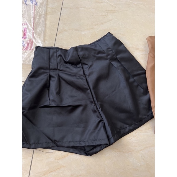 Pass quần và váy tacta cực đẹp màu nâu đen freesize lưng thun