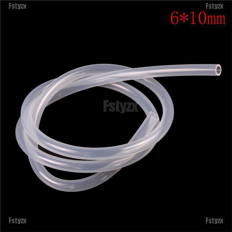 Ống bằng silicon mềm cấp thực phẩm trong suốt không độc hại dài 1m