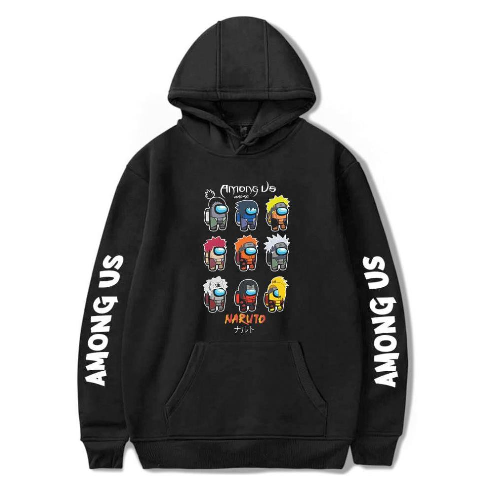 Áo hoodie among us anime naruto mẫu mới cực chất