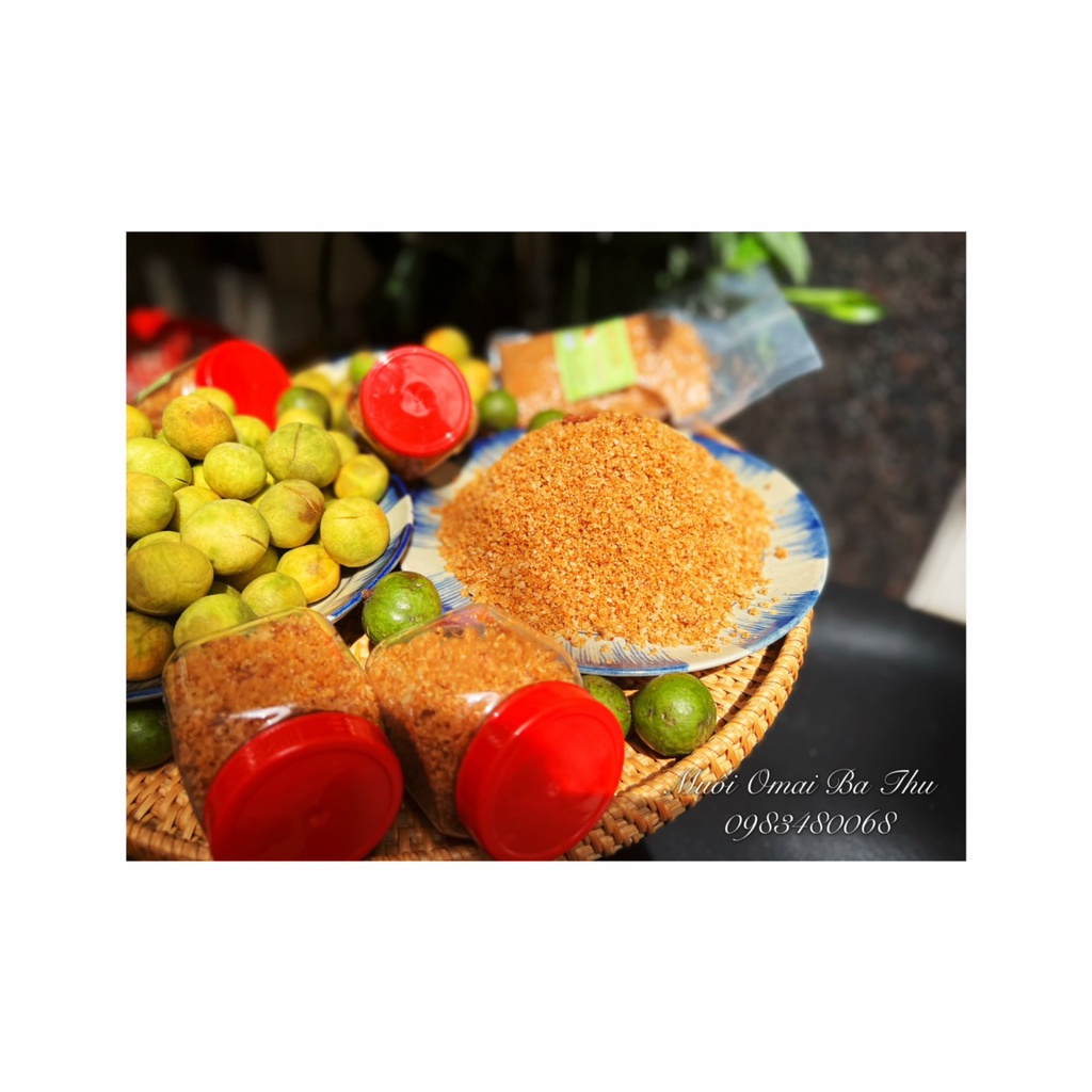 Muối omai BA THU - Hũ 150gr - Tiết kiệm 50% so với hũ 100gr - Đặc Sản Hà Nội - Muối xí muội chấm trái cây