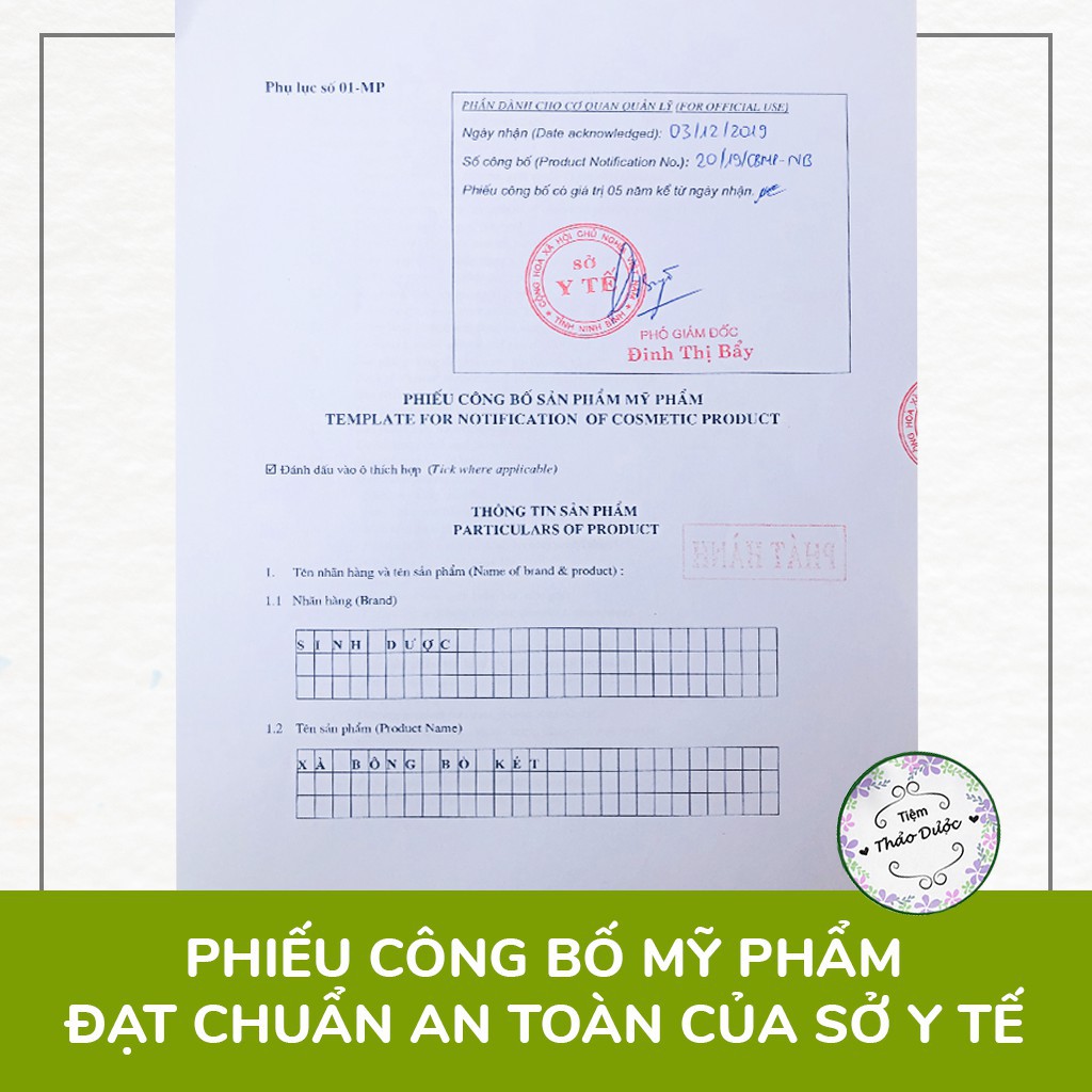 Xà bông Sinh Dược Bồ Kết (Bánh 100gr)-Xà Phòng Làm Gội Đầu, Dưỡng Da