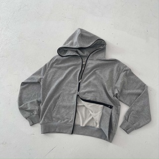 Áo hoodie zip gwyn hoodie zip dày dặn