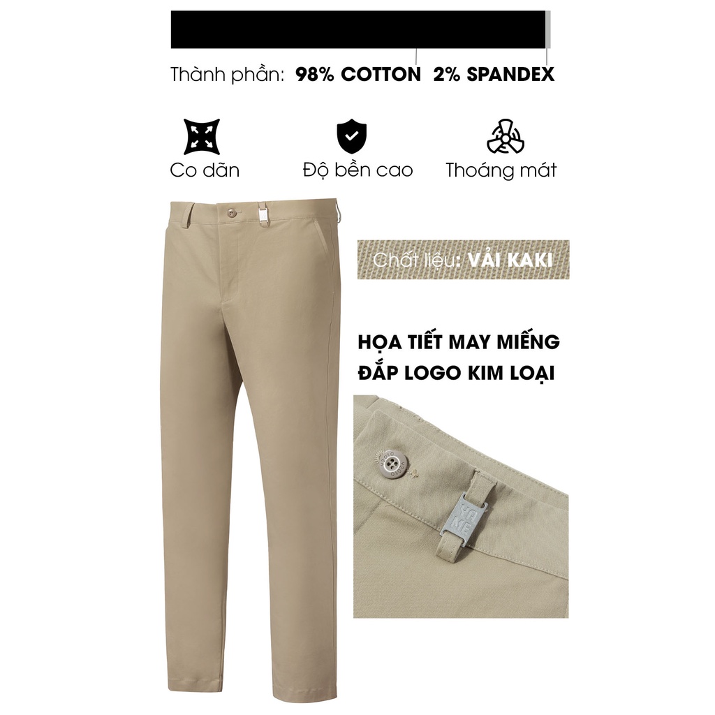 Quần Kaki Nam Dài Đơn Giản Y Nguyên Bản Thương Hiệu Y2010 Ver7 20591|YaMe|