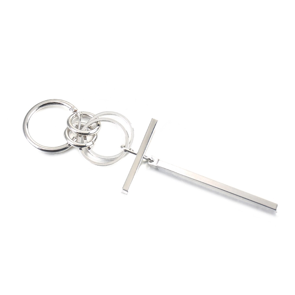 Hoa tai kiểu dáng không đối xứng phong cách KPOP