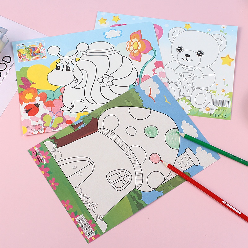Bộ tranh đính đá xinh nhiều mẫu cho bé 💜 Molang shop 💜
