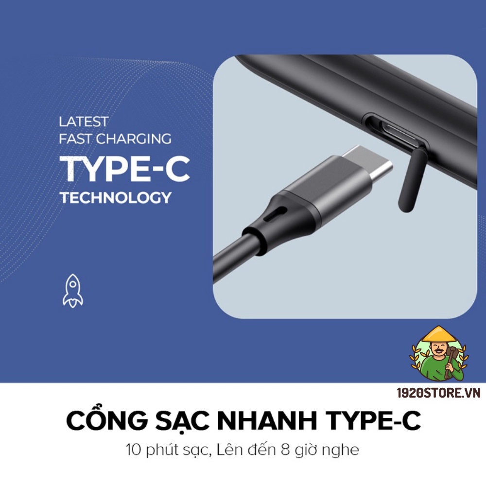 Tai Nghe Thể Thao Bluetooth HAVIT E529BT, BT 5.0, Kháng IPX5, Nghe Đến 14H- Chính Hãng BH 12 Tháng