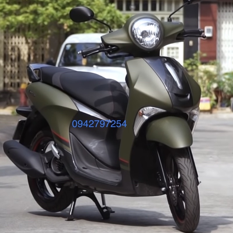 Sơn xe máy Yamaha Janus màu Xanh rêu mờ UY003-2K Ultra Motorcycle Colors