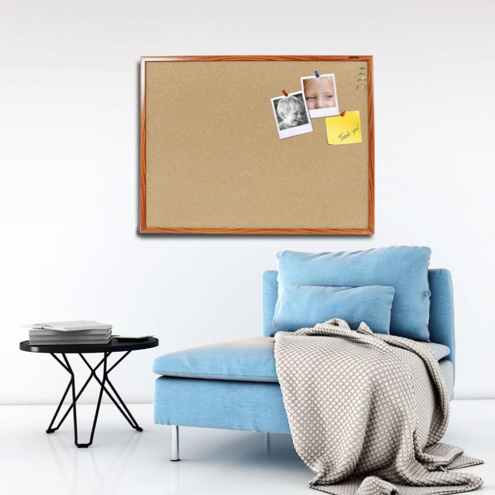 BẢNG GHIM LIE KHUNG GỖ TẶNG KÈM GHIM 40 x 60cm