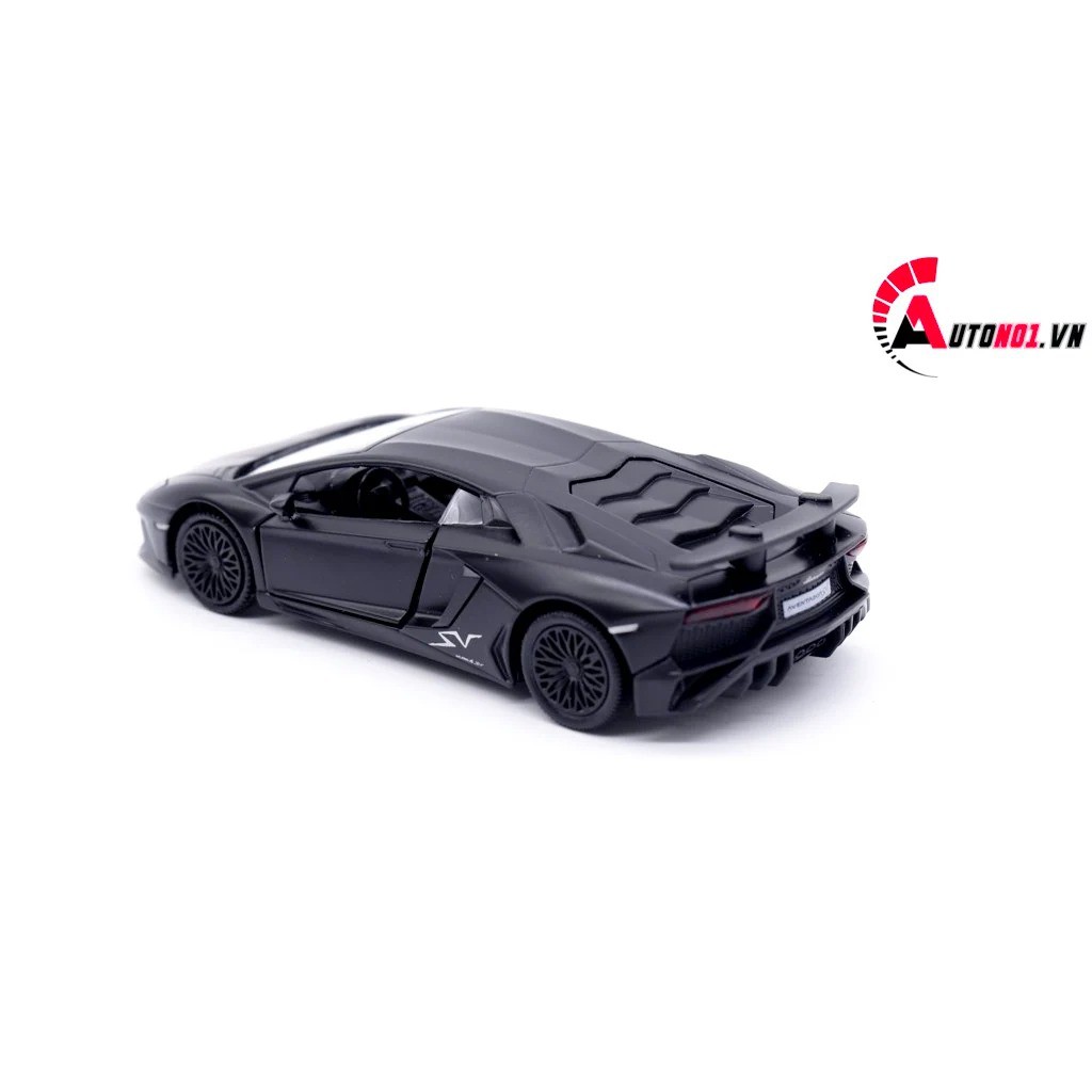 MÔ HÌNH XE LAMBORGHINI AVENTADOR LP750-4 SV COUPE BLACK 1:36 SCALE MODEL 7591