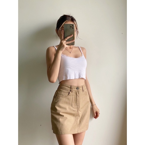 Chân váy kaki có lót quần