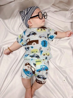 Bộ cotton sợi tre cho bé