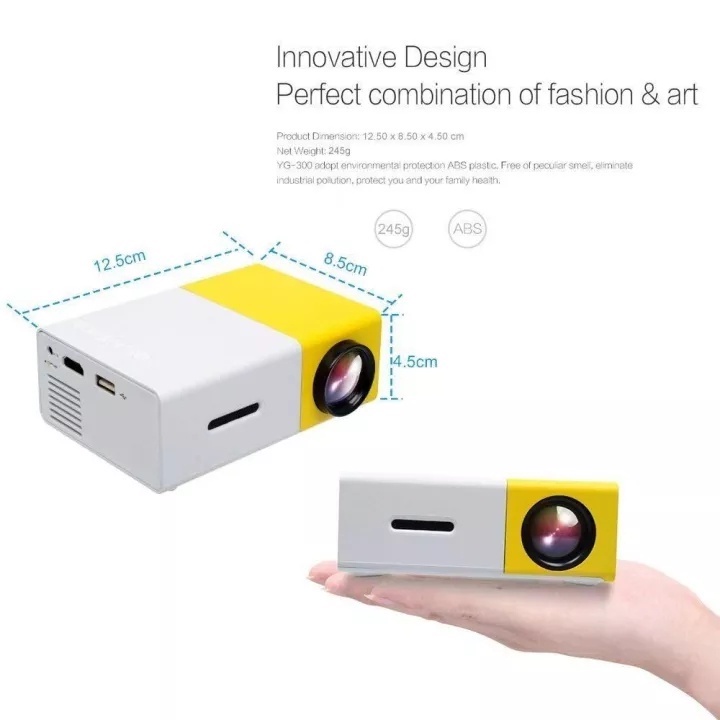 Máy Chiếu Mini YG300 LED 3d HD 1080p Rạp Phim SD AV USB HDMI