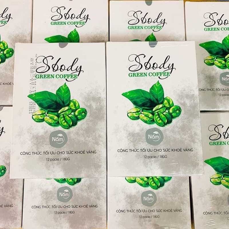 2 Hộp Cà Phê Giảm Cân sbody green (12 gói x 16g)