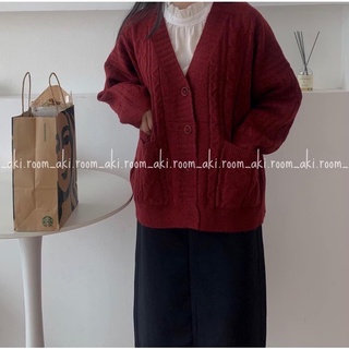 Áo Cardigan Len Thừng ( Hàng QC loại 1 tem NONO )