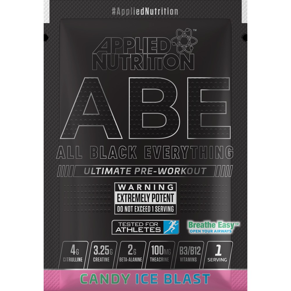 PRE - WORKOUT ABE Applied Nutrition Gói 1 lần dùng - Tăng lực - tập gym, dùng cùng bcaa, whey protein, rule 1 protein | BigBuy360 - bigbuy360.vn