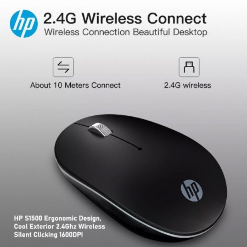 MOUSE KHÔNG DÂY HP S1500 CHÍNH HÃNG.