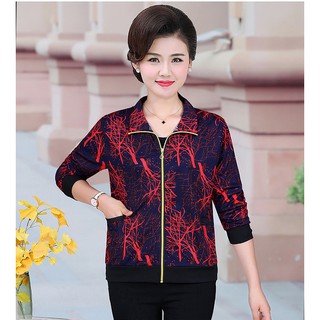 Siêu HOT Áo khoác nhẹ, áo khoác trung niên 1 lớp mỏng quà tặng cho mẹ yêu