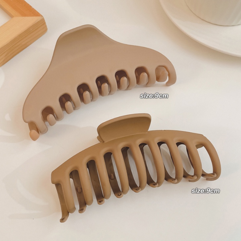 Set 3-6 Kẹp Tóc Hình Cá Mập Bằng Nhựa acrylic Mềm Mại Phong Cách Hàn Quốc Và Nhật Bản Cho Nữ