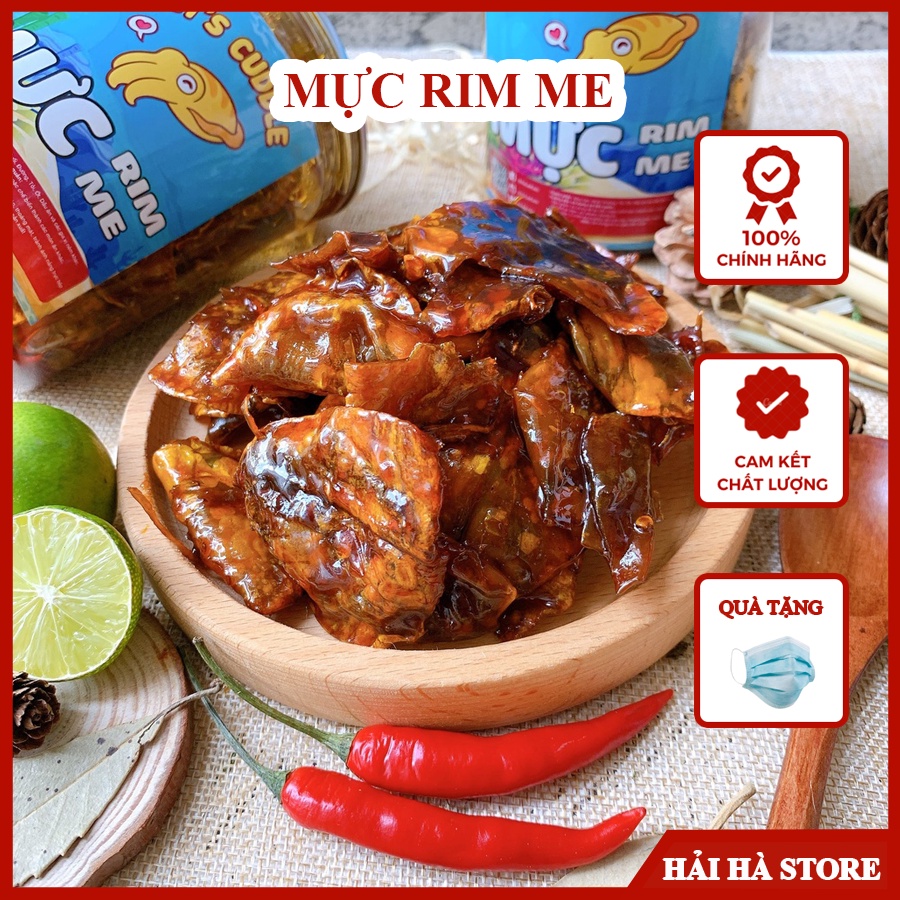 Mực rim me 250g đặc sản Nha Trang có mặt tại Hà nội, cay thơm ngon đậm vị đồ ăn vặt việt nam an toàn vệ sinh thực phẩm
