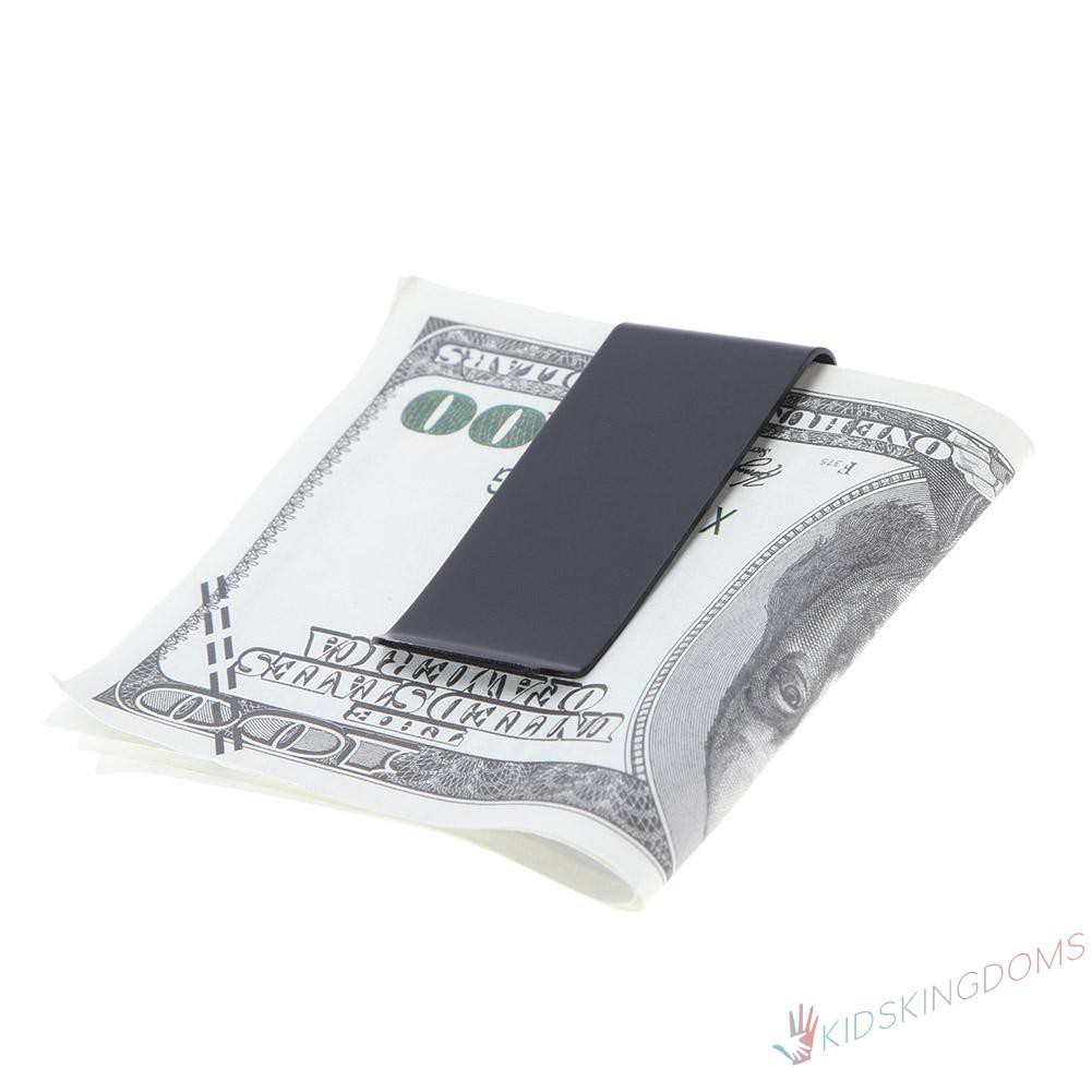 4 Fold Stainless Steel Id Card Pocket Holder Slim Money Clip Purse Wallet