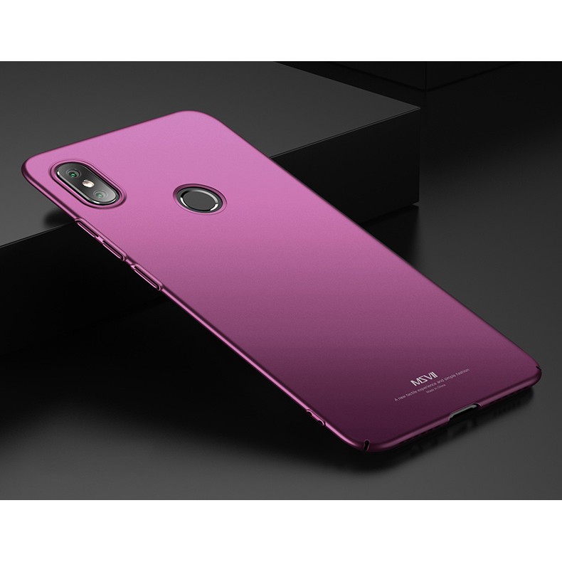 Msvii Ốp Điện Thoại Siêu Mỏng Sang Trọng Cho Xiaomi Redmi Note 6 Pro