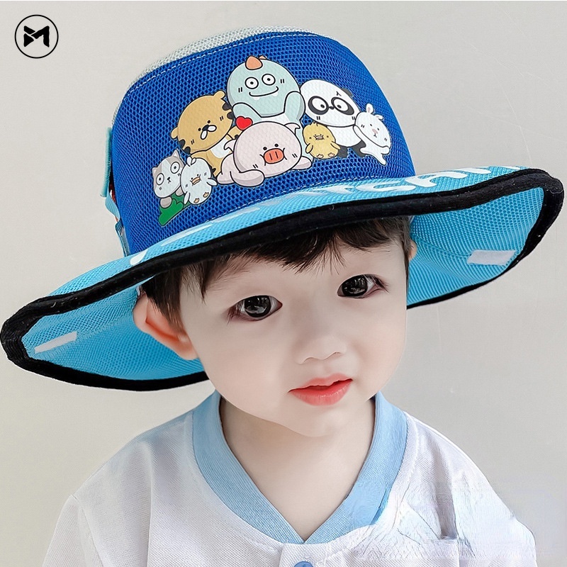 Nón Cao Bồi Chống Nắng Gấp Gọn Phối Lưới Thời Trang Mới Cho Bé 2022