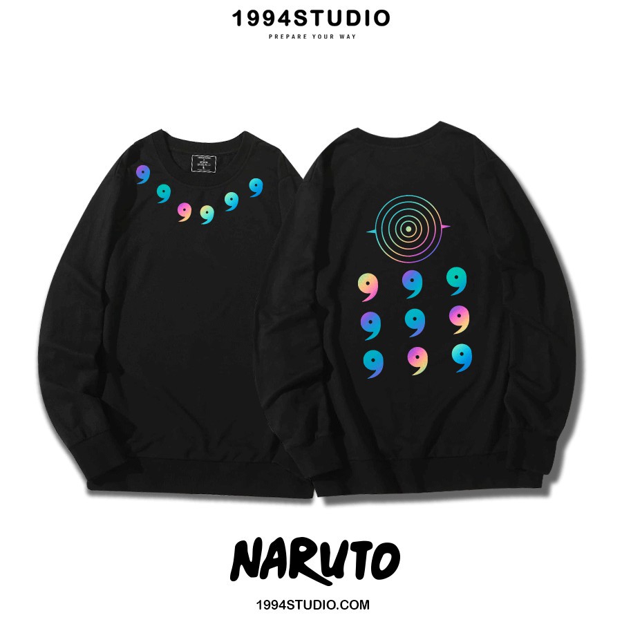 [Mã 1994UP20K Giảm 20% Đơn 400K] Áo Sweater Áo Nỉ Da Cá Naruto MS04 Phản Quang 7 Màu - 1994 Studio