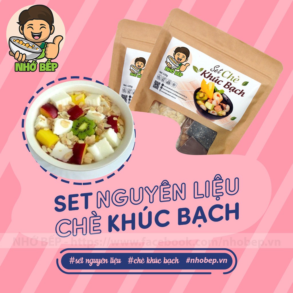 Set Chè Khúc Bạch Tự Nấu ( SET 20 CHÉN )Tặng Kèm Công Thức - NHỚ BẾP | BigBuy360 - bigbuy360.vn