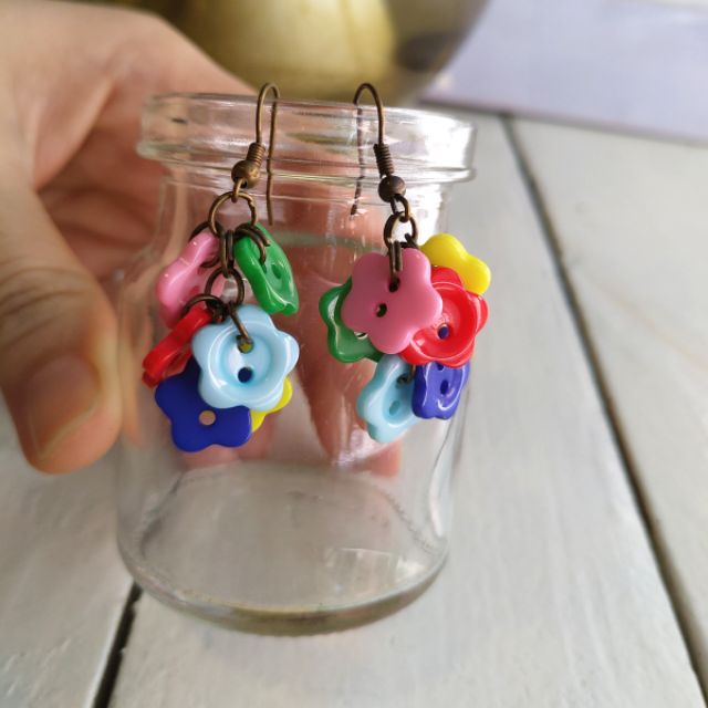 QT NÚT NHỰA HOA  TÙY CHỌN MÀU