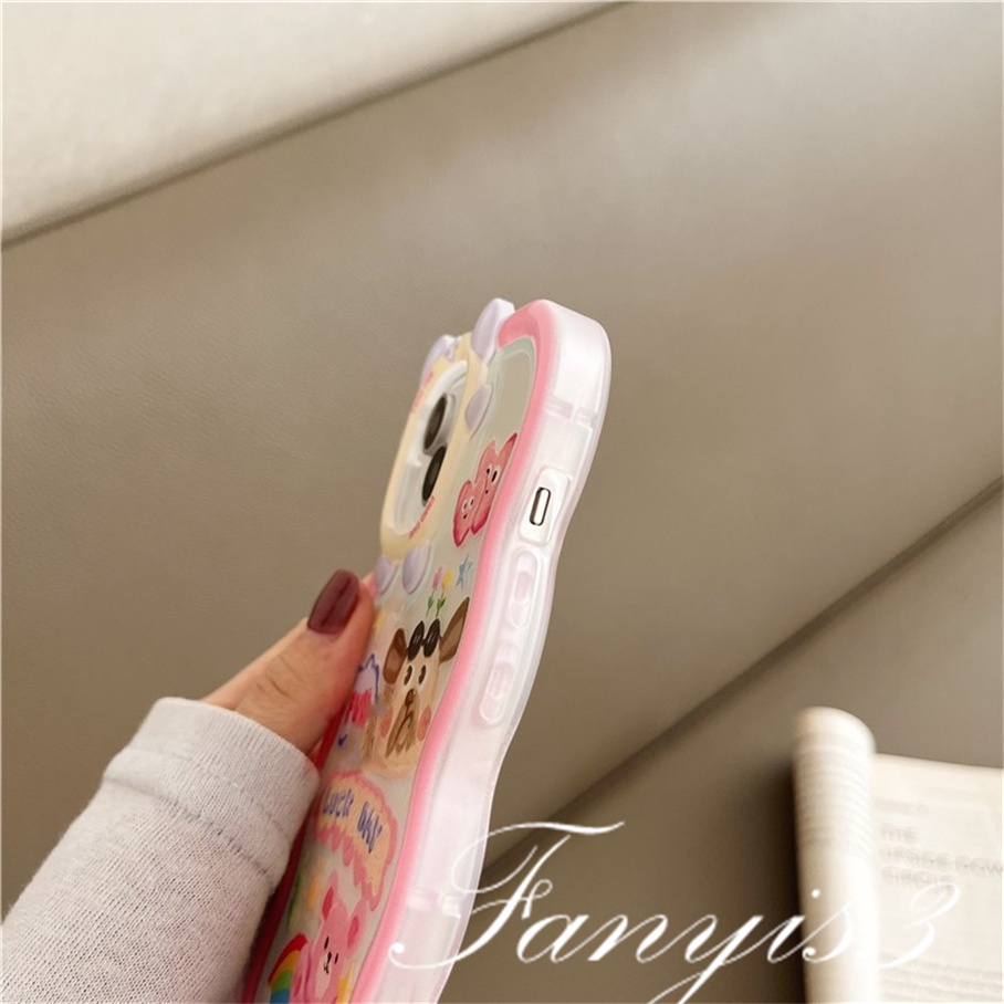 Ốp Điện Thoại TPU Mềm Họa Tiết Hoạt Hình Cho iPhone 14 13 12 11 Pro Max X XR Xs Max 8 7 6 6s Plus SE 2020